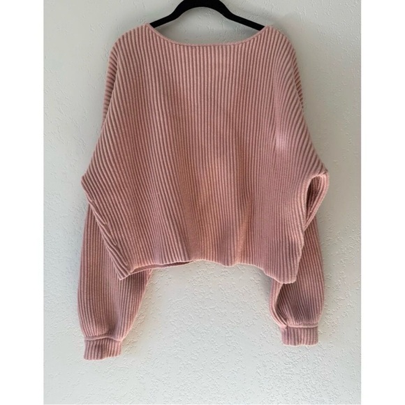 Lunya Cozy Cotton Silk Reversible Ribbed Pullover Sweater - Picture 12 of 13